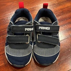 Primigi baby boys double strap Velcro shoe, size 22 US size 6
